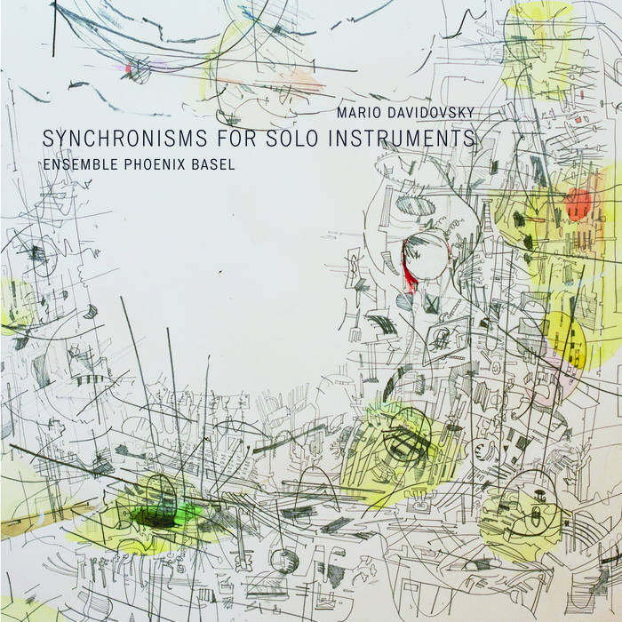 Mario Davidovsky - Synchronisms For Solo Instruments - 12'' vinyl: cover